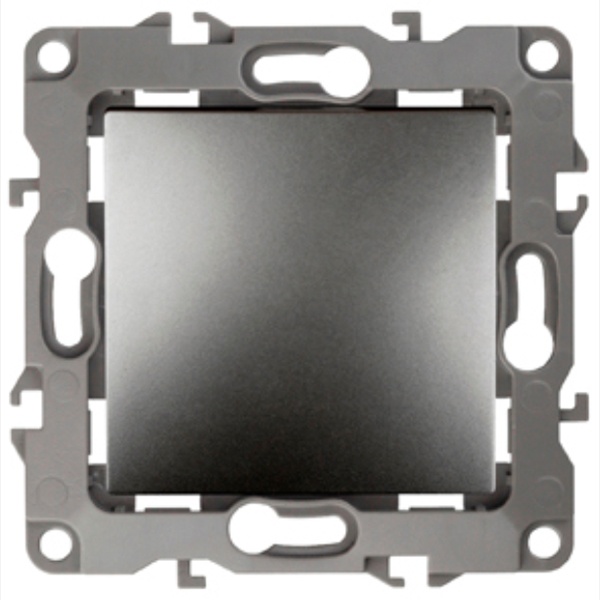 Переключатель промежуточный ЭРА 10АХ-250В IP20 12, графит 12-1108-12