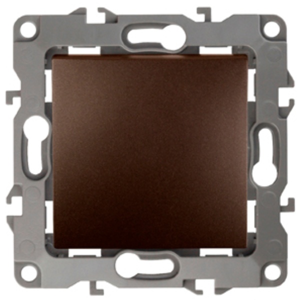 Выключатель ЭРА 10АХ-250В IP20 без лапок 12, бронза 12-1001-13