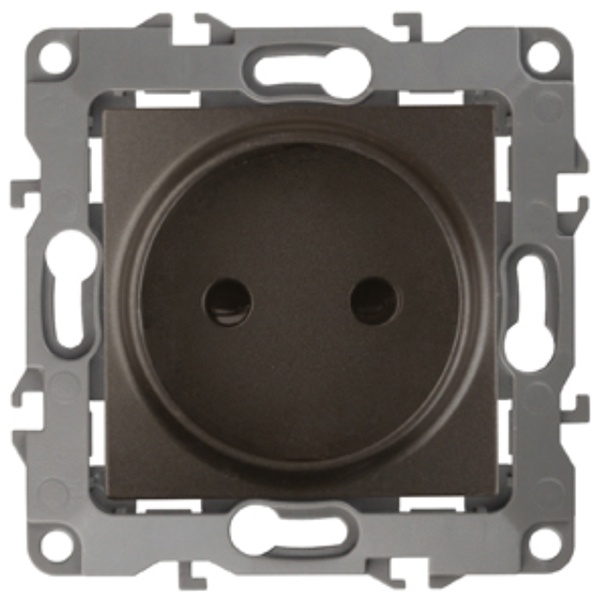 Розетка ЭРА 2P 16A-250В IP20 12, бронза 12-2105-13