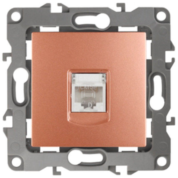 Розетка информационная ЭРА RJ45 кат.5е IP20 12, медь 12-3107-14