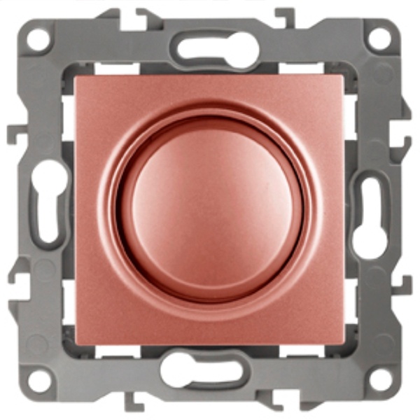 Светорегулятор поворотно-нажимной ЭРА 400ВА 230В IP20 12, медь 12-4101-14