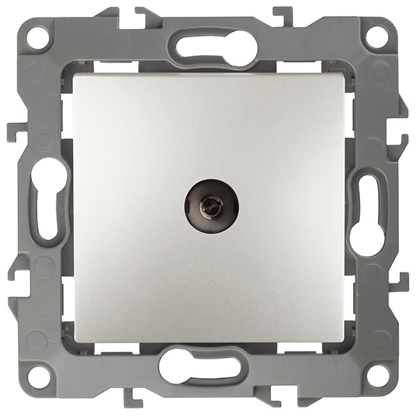 Розетка ЭРА TV проходная IP20 12, перламутр 12-3102-15