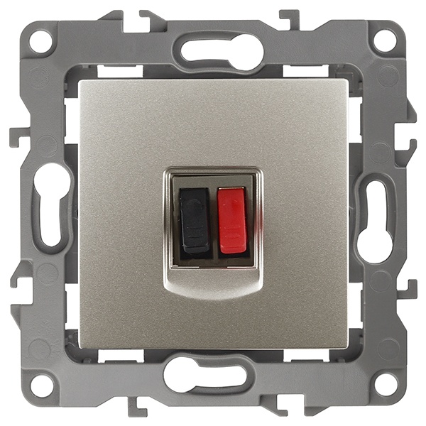 Розетка аудио ЭРА IP20 12, перламутр 12-3111-15