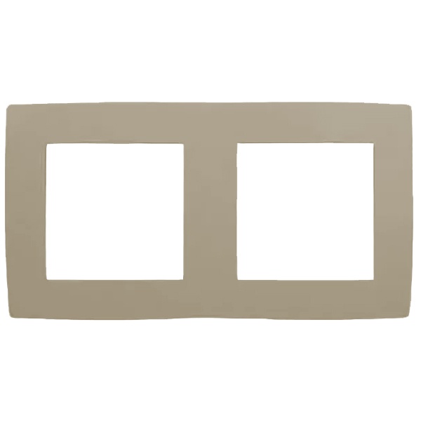 Рамка на 2 поста Эра 12, слоновая кость 12-5002-02 (бежевый)