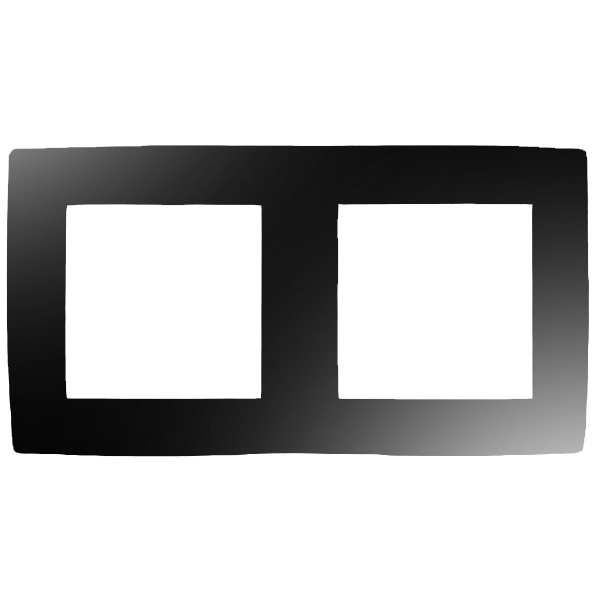 Рамка на 2 поста Эра 12, антрацит 12-5002-05