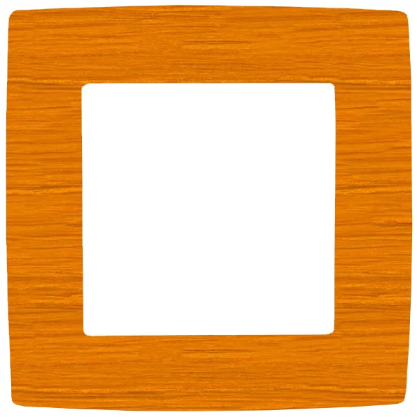 Рамка на 1 пост Эра 12, ольха 12-5001-07