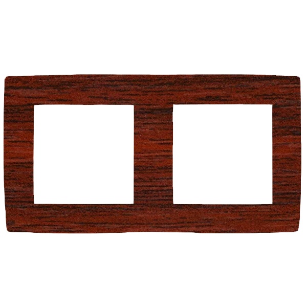 Рамка на 2 поста Эра 12, вишня 12-5002-08