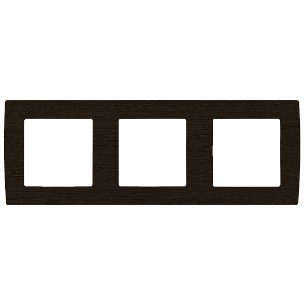 Рамка на 3 поста Эра 12, венге 12-5003-10