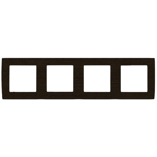 Рамка на 4 поста Эра 12, венге 12-5004-10