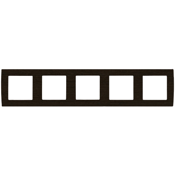 Рамка на 5 постов Эра 12, венге 12-5005-10