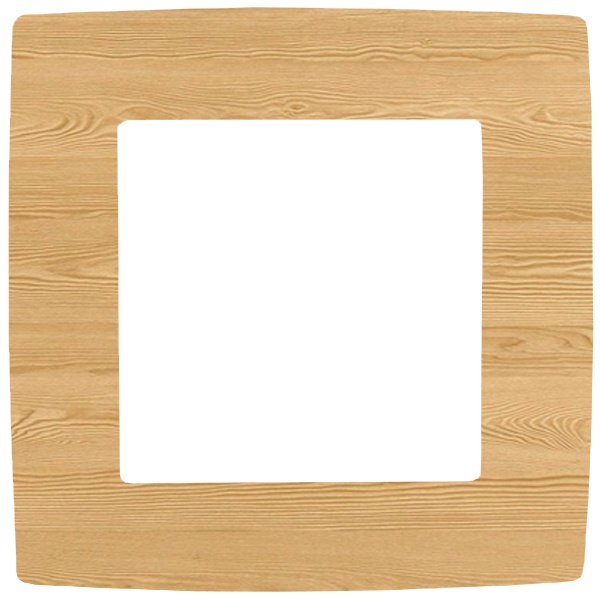 Рамка на 1 пост Эра 12, сосна 12-5001-11