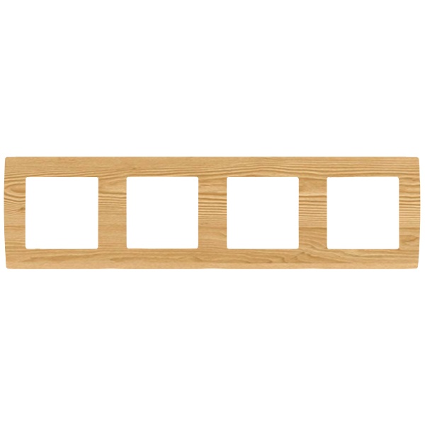 Рамка на 4 поста Эра 12, сосна 12-5004-11
