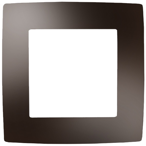 Рамка на 1 пост Эра 12, бронза 12-5001-13