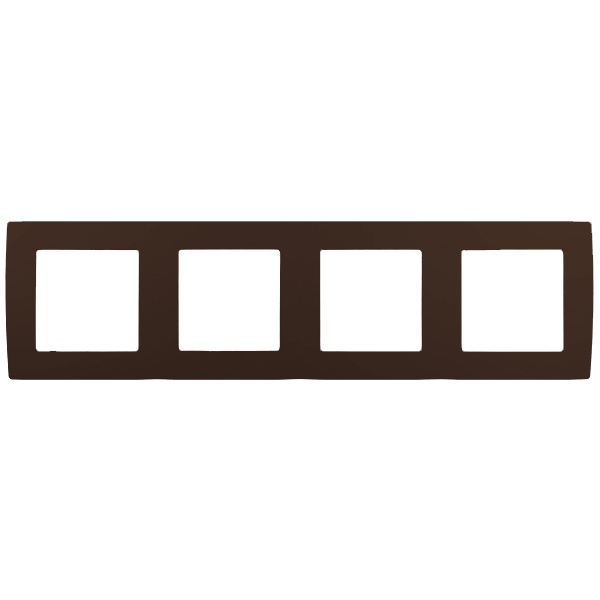 Рамка на 4 поста Эра 12, бронза 12-5004-13