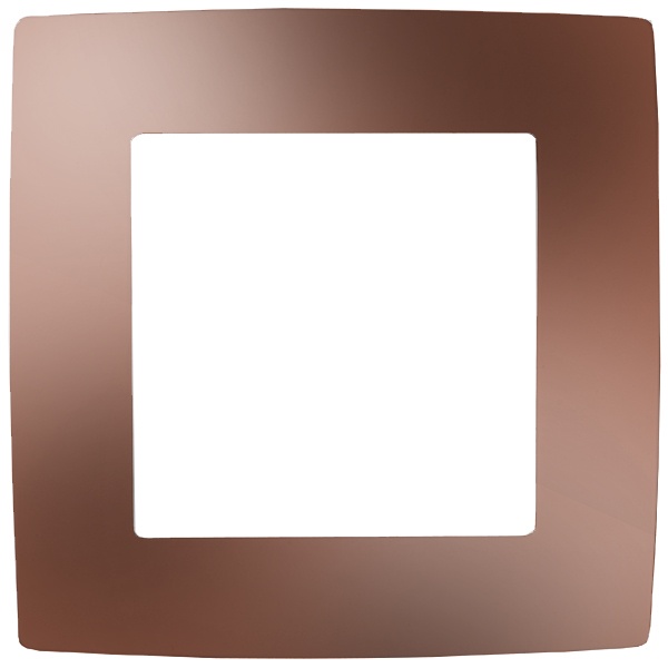 Рамка на 1 пост Эра 12, медь 12-5001-14