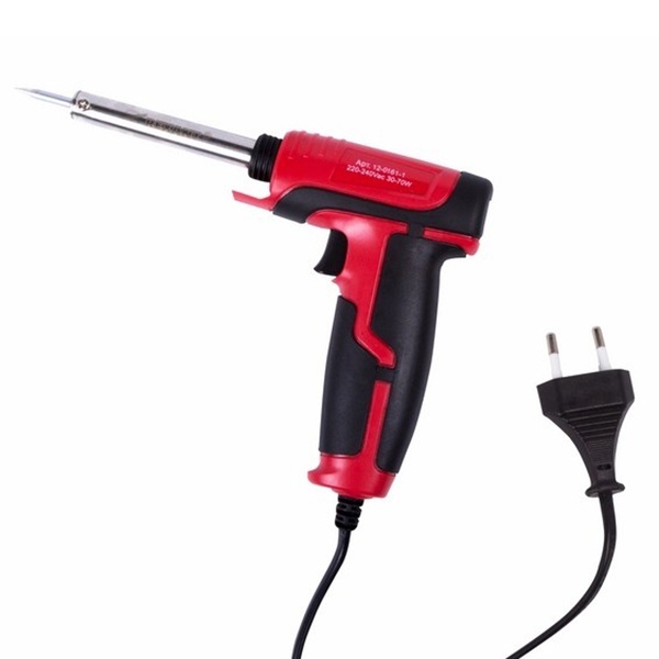 Паяльник импульсный с керамическим нагревателем Rexant 30-70Вт Профи