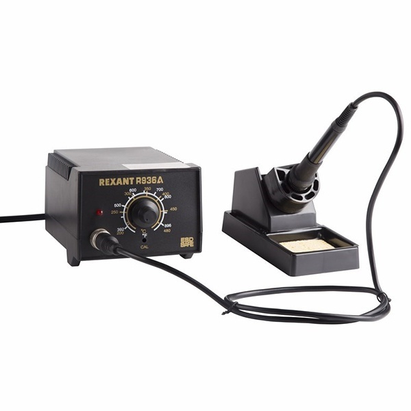 Паяльная станция Rexant 220В 40Вт 200-480°С (паяльник) R936A
