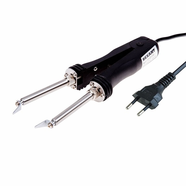 Паяльник-пинцет Rexant с керамическим нагревателем 48Вт 220В (коробка)