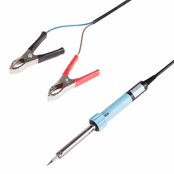 Паяльник с зажимами крокодил Rexant 40Вт 12В (блистер)