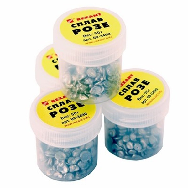 Припой Сплав Rexant Розе 50г