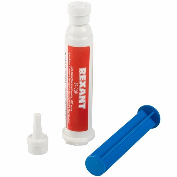 Флюс-гель для пайки Rexant BGA и SMD 12 мл (шприц)