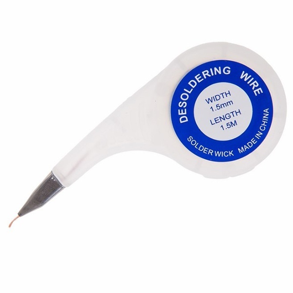 Медная лента Rexant (оплетка) для удаления припоя d1.0 мм х1.5 м BOX