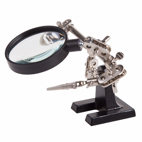 Держатель Rexant Третья рука с лупой х3