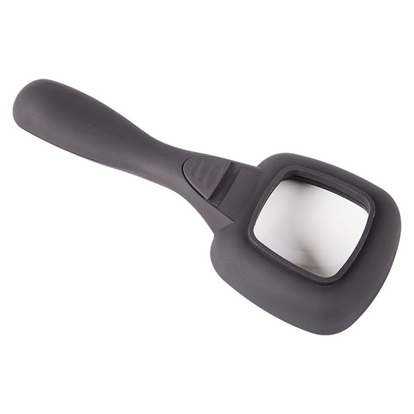 Лупа ручная Rexant квадратная 4х с подсветкой LED 6 шт.