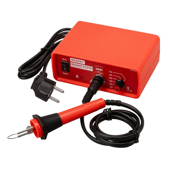 Универсальный выжигательный прибор Rexant 40Вт с функцией термоконтроля