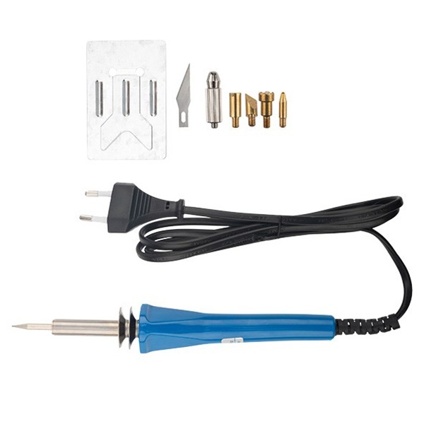 Выжигатель-паяльник Rexant 30Вт (6 насадок)