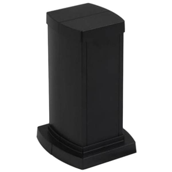 Универсальная мини-колонна Legrand алюминиевая с крышкой из алюминия 2 секции 0,3 метра, черный