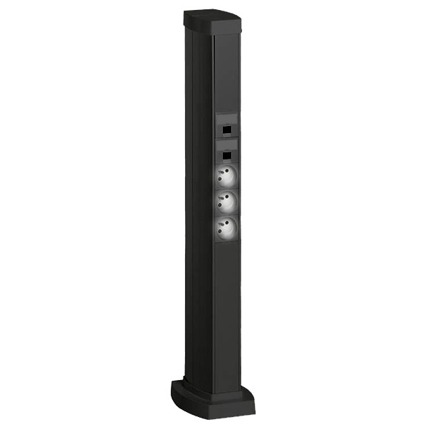 Мини-колонна Legrand Snap-On алюминиевая с крышкой из пластика 4 секции высота 0,68м, черный