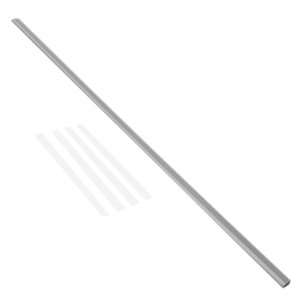 Корпус колонны Legrand Ovaline алюминиевый с крышкой из пластика высота 3,2м, алюминий