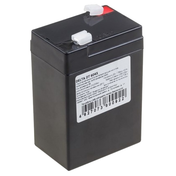 Аккумуляторная батарея 6V 4,5 А/ч 70х47х107mm