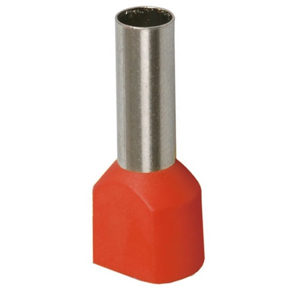 Наконечник кабельный ИЭК НШВИ2 1,5-12 с изолированным фланцем красный НГИ2 [уп.100шт]
