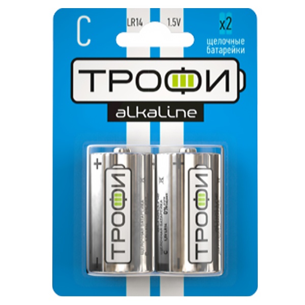 Батарейка Трофи C LR14 (упаковка 2шт) 5060138472167