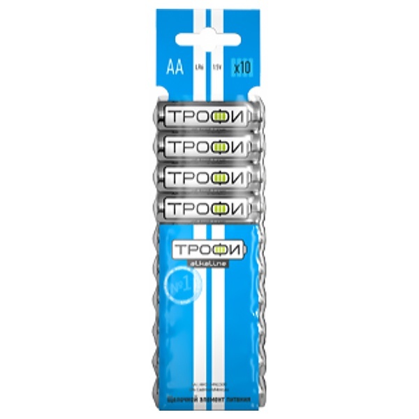 Батарейка Трофи AA LR6 Energy Power Alkaline (упаковка 10 шт) 5055945536669