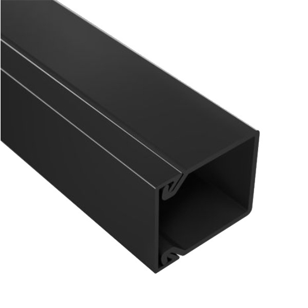 Кабель-канал с крышкой DKC In-liner Classic TA-EN 25х30 с плоской основой черный (кабельный короб)