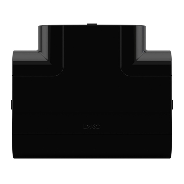 Тройник DKC In-liner Front для кабель-канала 110х50 черный