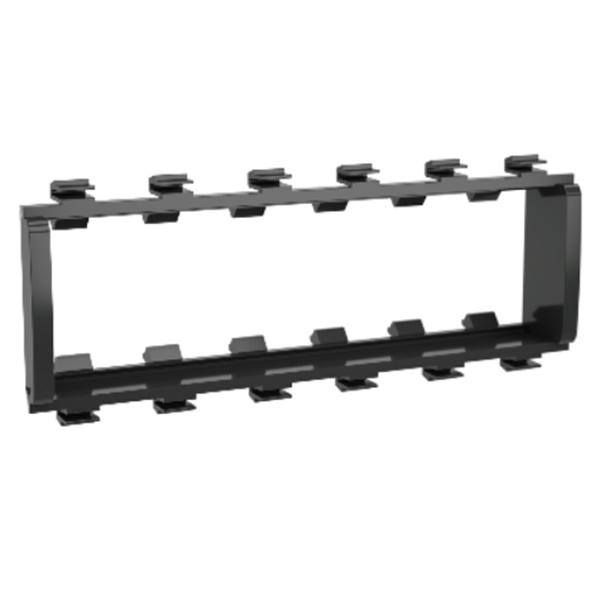 Каркас DKC Viva под 6 модулей для кабель-канала In-liner Front черный