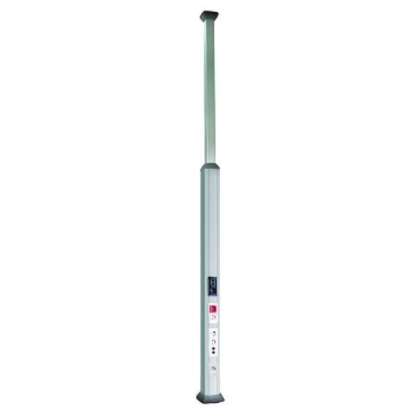 Колонна DKC алюминиевая телескопическая 2,7 - 4,2м цвет темно-серебристый металлик