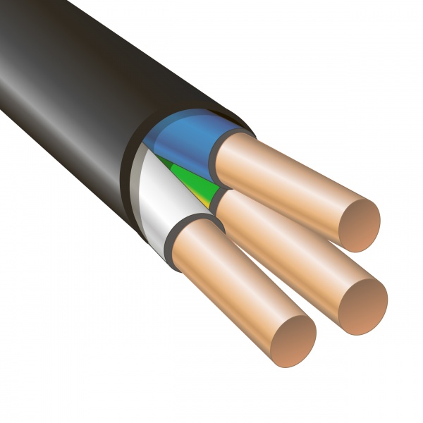 Кабель силовой Электрокабель НН ВВГнг(А)-LS 3х2,5 круглый медный ГОСТ 31996