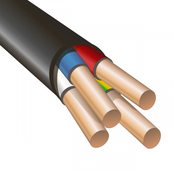 Кабель силовой Электрокабель НН ВВГнг(А)-LS 4х1,5 круглый медный ГОСТ 31996
