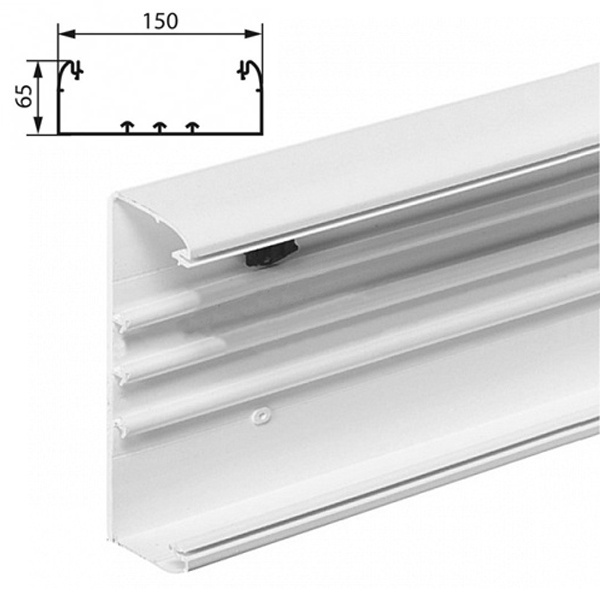 Кабель-канал Legrand DLP ПВХ 150х65 без крышки (кабельный короб)