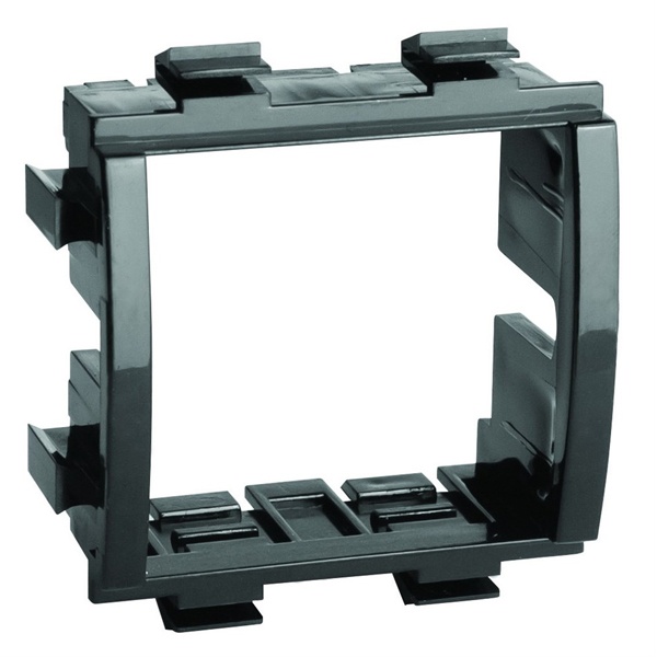 Каркас DKC Viva под 2 модуля для кабель-канала In-liner Front черный