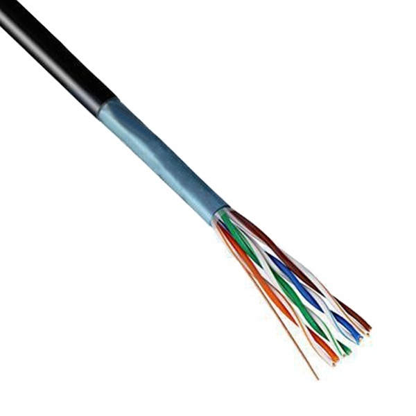 Кабель витая пара PROconnect экранированный FTP 4PR 24AWG cat 5e CCA outdoor/уличный [305м] (провод для интернета)