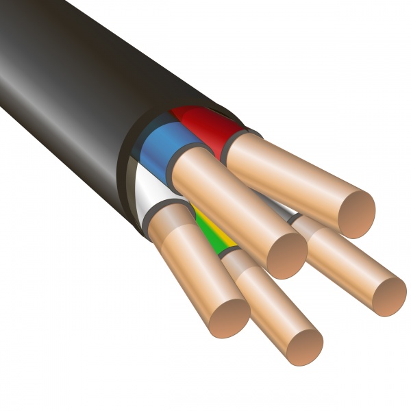 Кабель силовой Электрокабель НН ВВГнг(А)-LS 5х2,5 круглый медный ГОСТ 31996