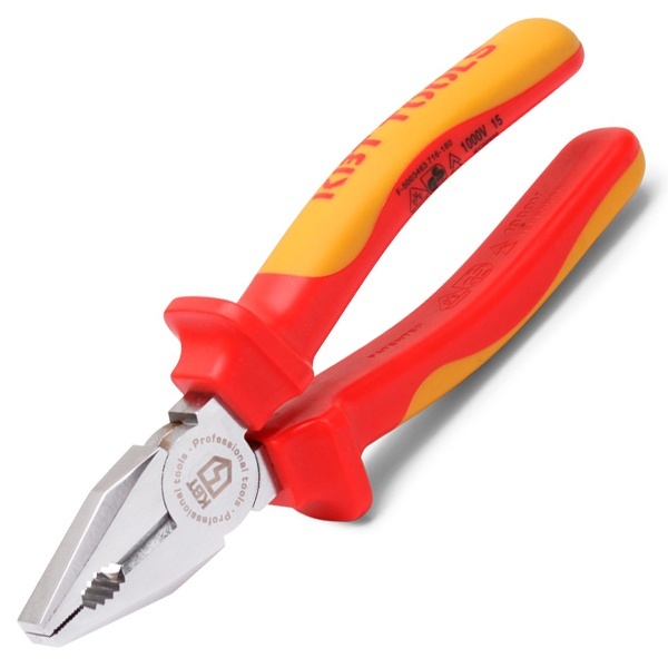 Пассатижи КВТ диэлектрические Профи, 160мм VDE 1000В