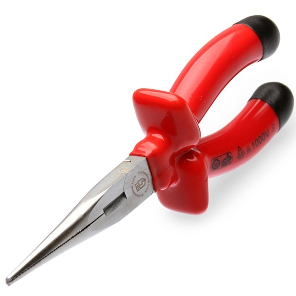 Длинногубцы КВТ прямые диэлектрические Эксперт, 200мм VDE 1000В