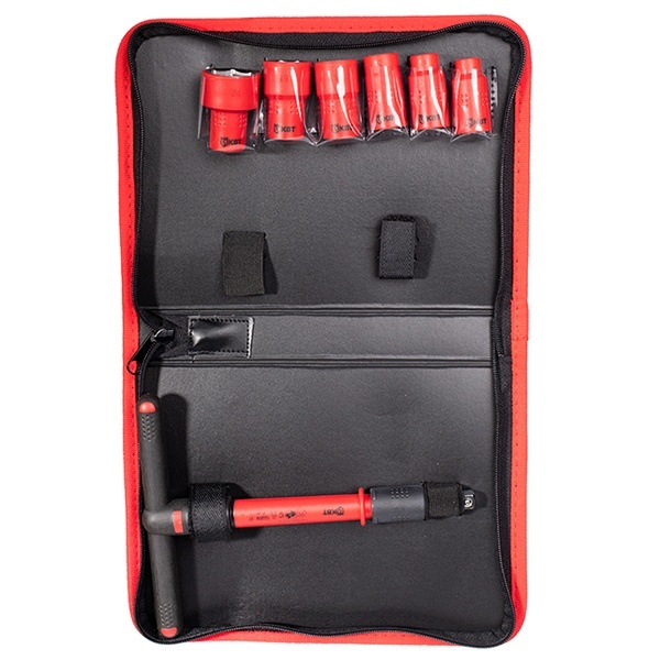 Набор КВТ диэлектрического инструмента 3/8 дюйма до 1000В 7 предметов НИИ-14